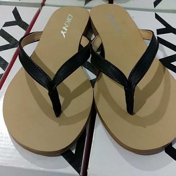 Dkny Nappa Pu Leather Women's Sandals 👡 - Picture 4 of 6